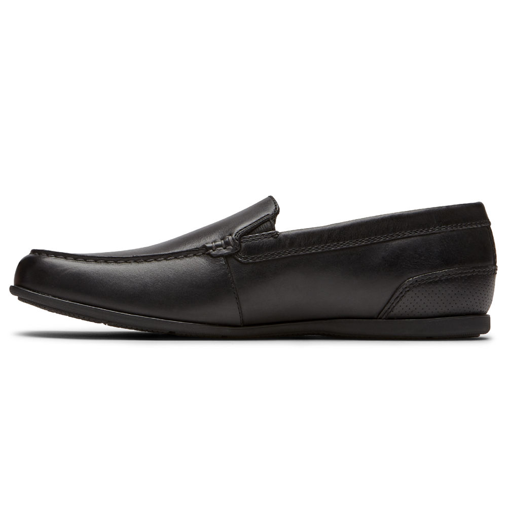 Rockport Slip-On For Mens Black - Malcom Venetian - AD3027849